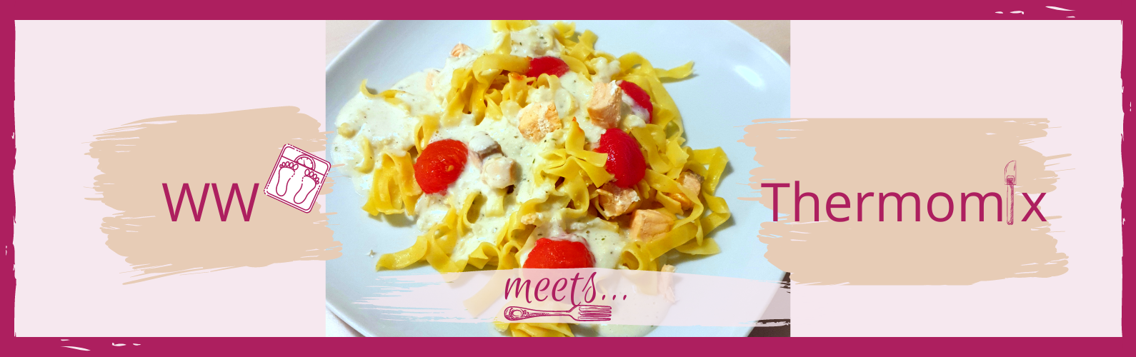 Tagliatelle mit Lachs in cremiger Käsesauce