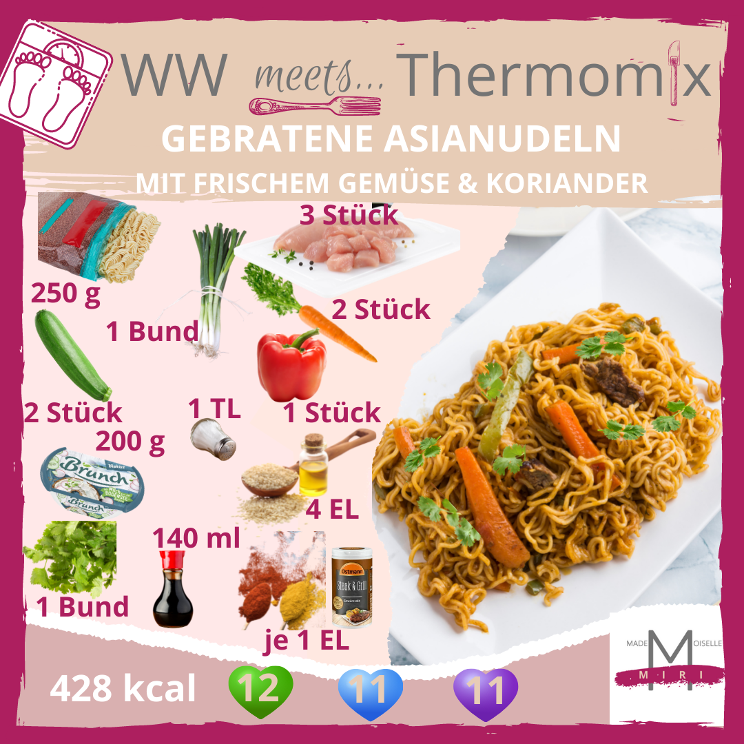 Gebratene Asianudeln Gebratene Asianudeln